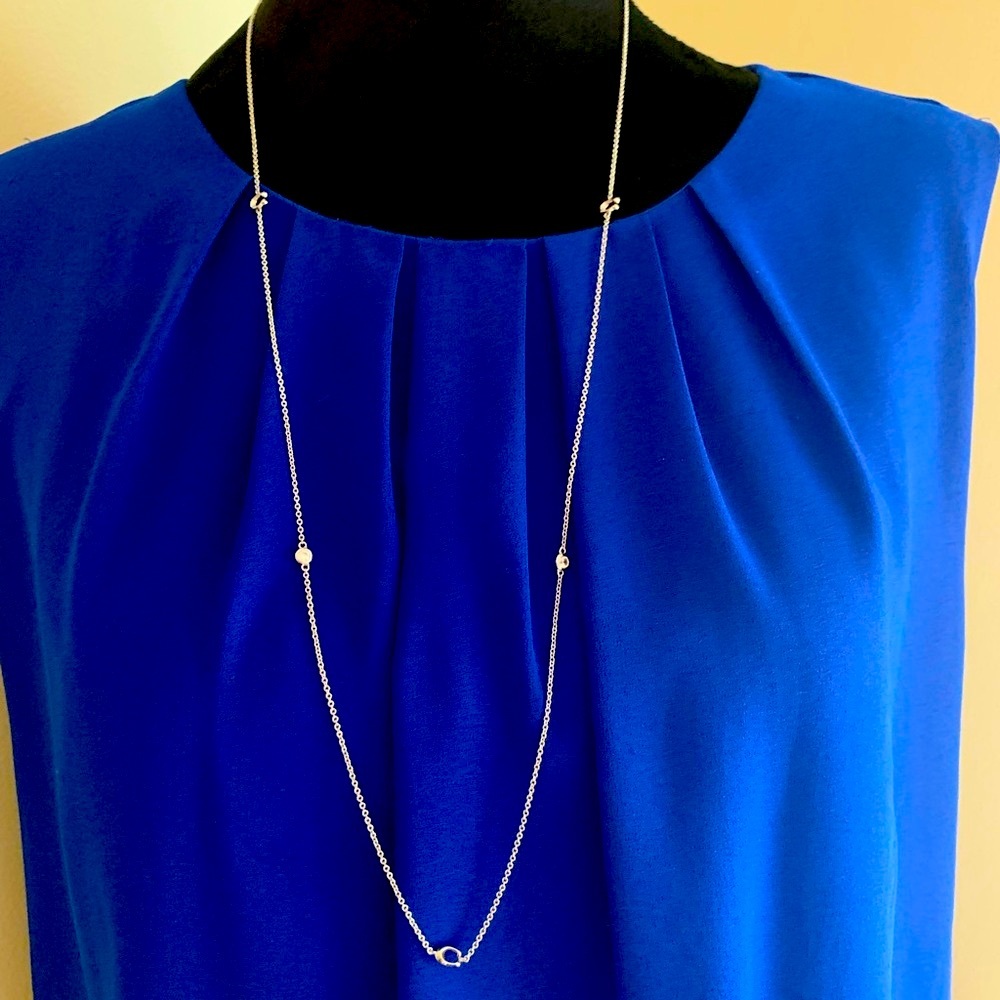 Coach Silver Necklace